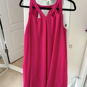 Aryeh Fuchsia Sleeveless Dress